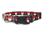 Dog Collar with Indonesia Hearts Pattern | I Love Indonesia