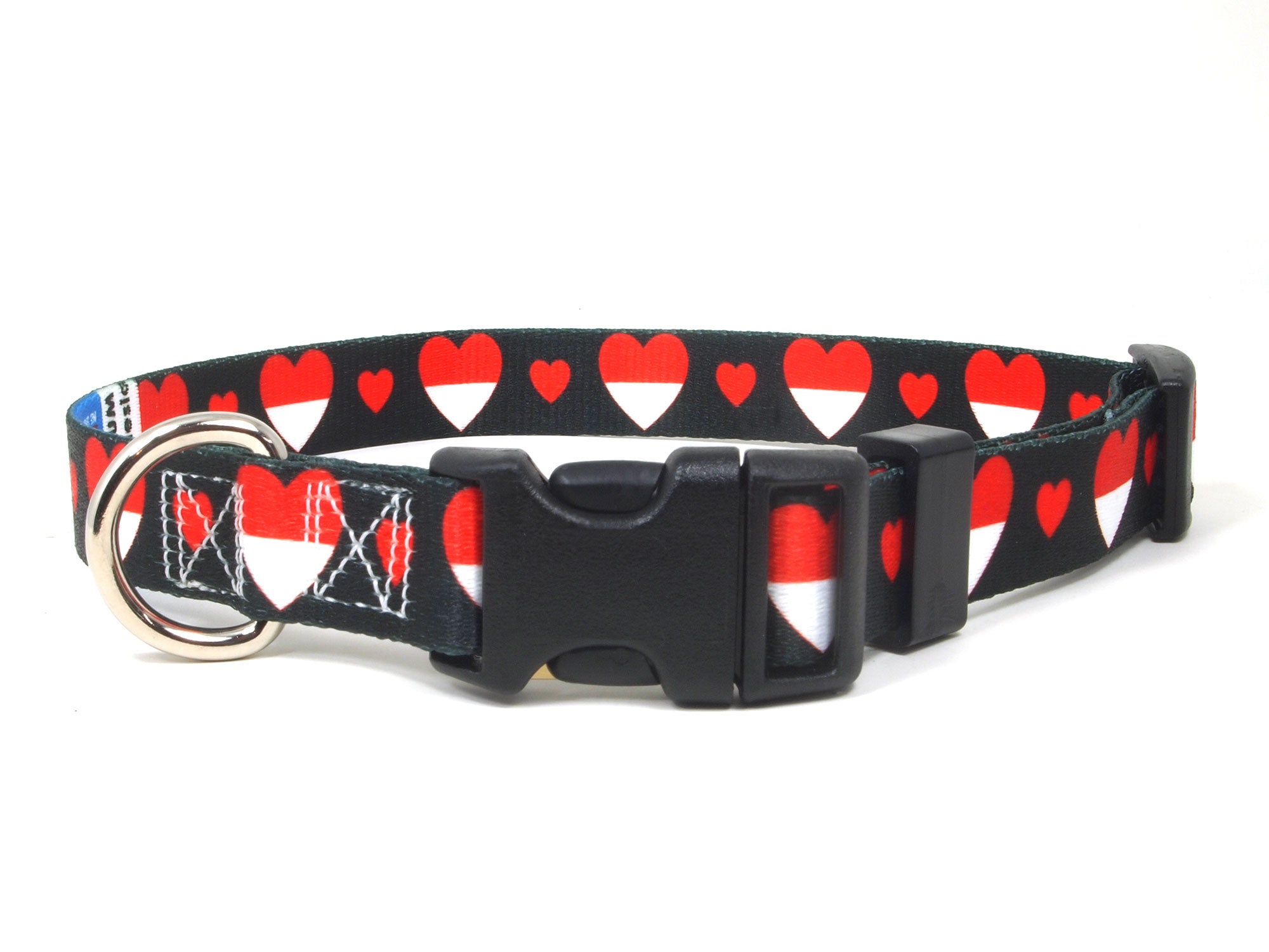 Dog Collar with Indonesia Hearts Pattern | I Love Indonesia