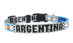 Argentina Dog Collar for Soccer Fans  | Quick Release or Martingale Style