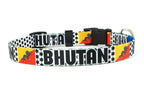 Bhutan Dog Collar for Soccer Fans  | Quick Release or Martingale Style