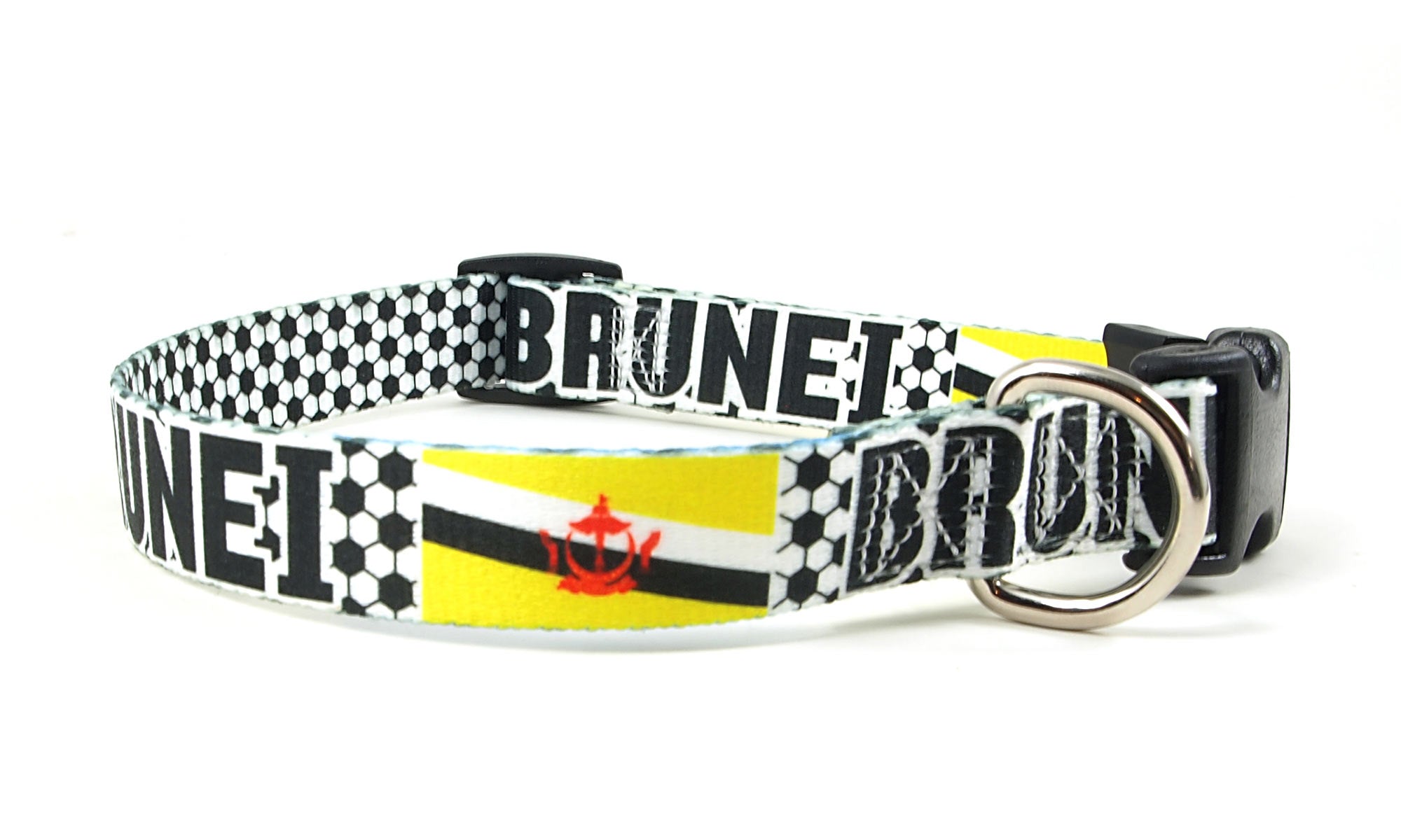 Brunei Dog Collar for Soccer Fans  | Quick Release or Martingale Style