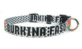 Burkina Faso Dog Collar for Soccer Fans  | Quick Release or Martingale Style