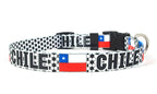 Chile Dog Collar for Soccer Fans  | Quick Release or Martingale Style