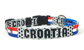 Croatia Dog Collar for Soccer Fans  | Quick Release or Martingale Style