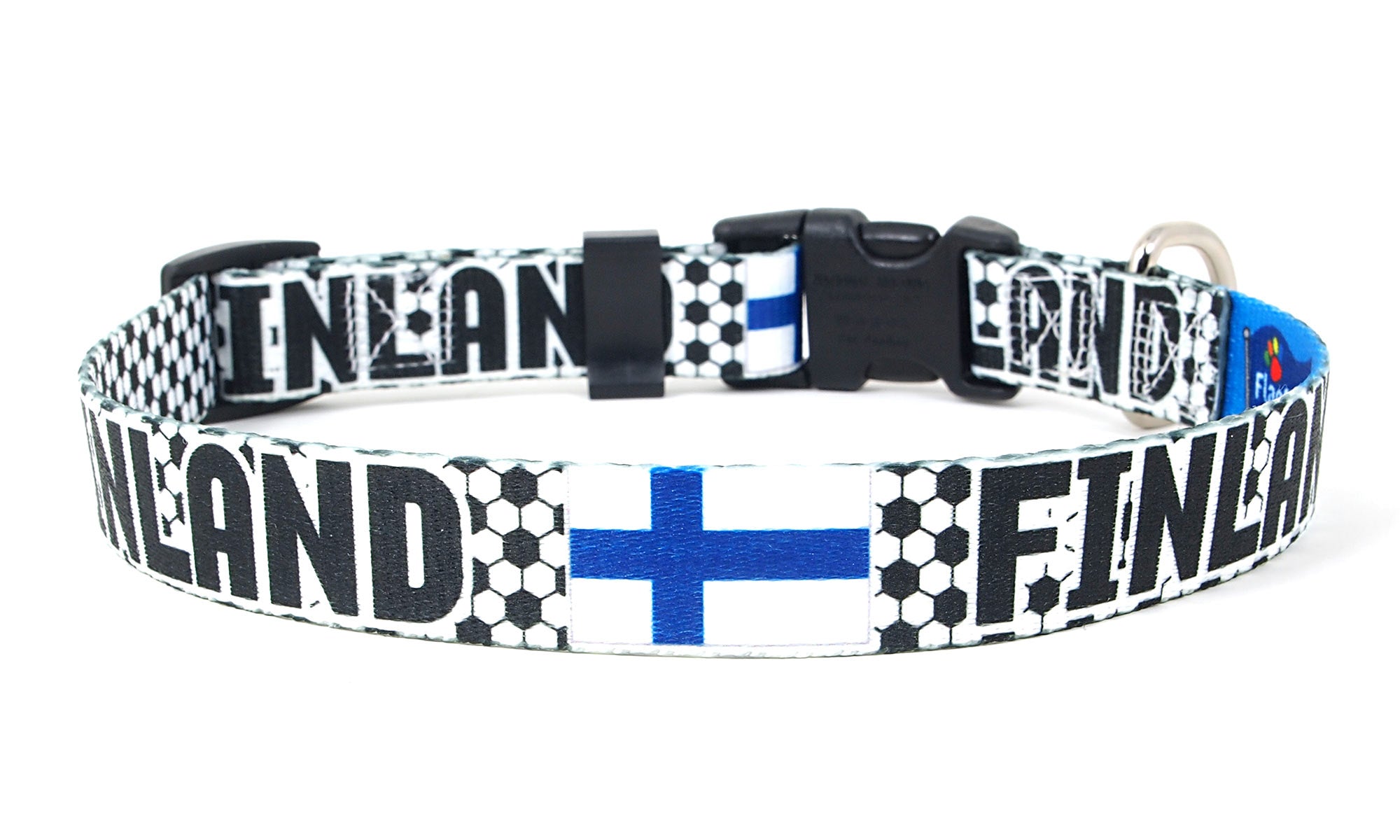 Finland Dog Collar for Soccer Fans  | Quick Release or Martingale Style