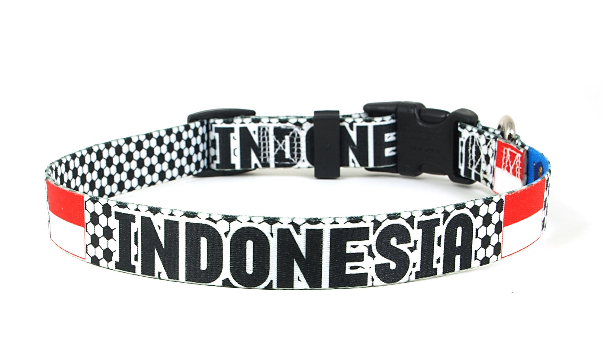 Indonesia Dog Collar for Soccer Fans  | Quick Release or Martingale Style