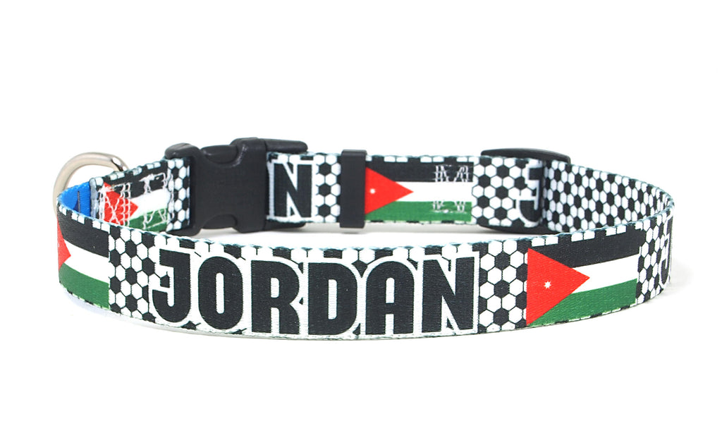 Jordan Dog Collar for Soccer Fans  | Quick Release or Martingale Style