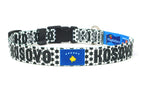 Kosovo Dog Collar for Soccer Fans  | Quick Release or Martingale Style