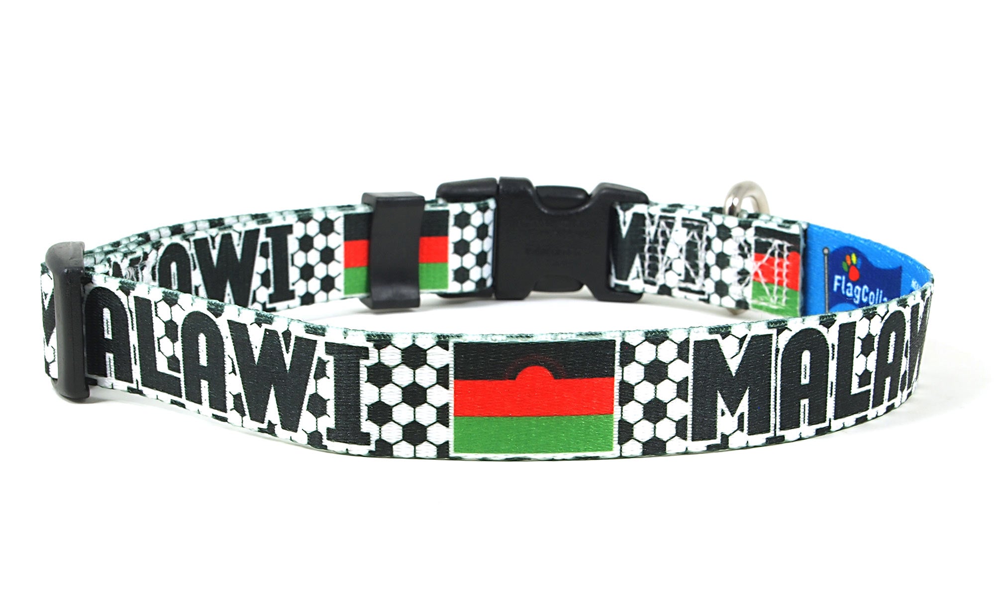 Malawi Dog Collar for Soccer Fans  | Quick Release or Martingale Style
