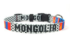 Mongolia Dog Collar for Soccer Fans  | Quick Release or Martingale Style