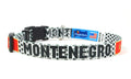 Montenegro Dog Collar for Soccer Fans  | Quick Release or Martingale Style
