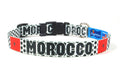 Morocco Dog Collar for Soccer Fans  | Quick Release or Martingale Style