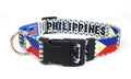 Philippines Dog Collar for Soccer Fans  | Quick Release or Martingale Style