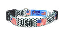 United States Dog Collar for Soccer Fans  | Quick Release or Martingale Style