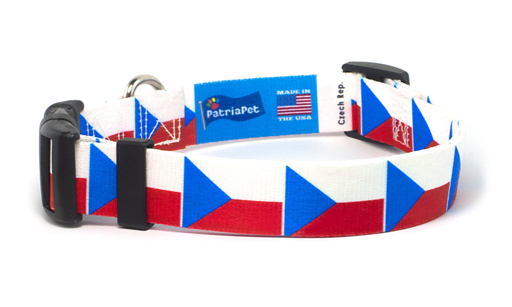 Czech Republic Dog Collar | Quick Release or Martingale Style