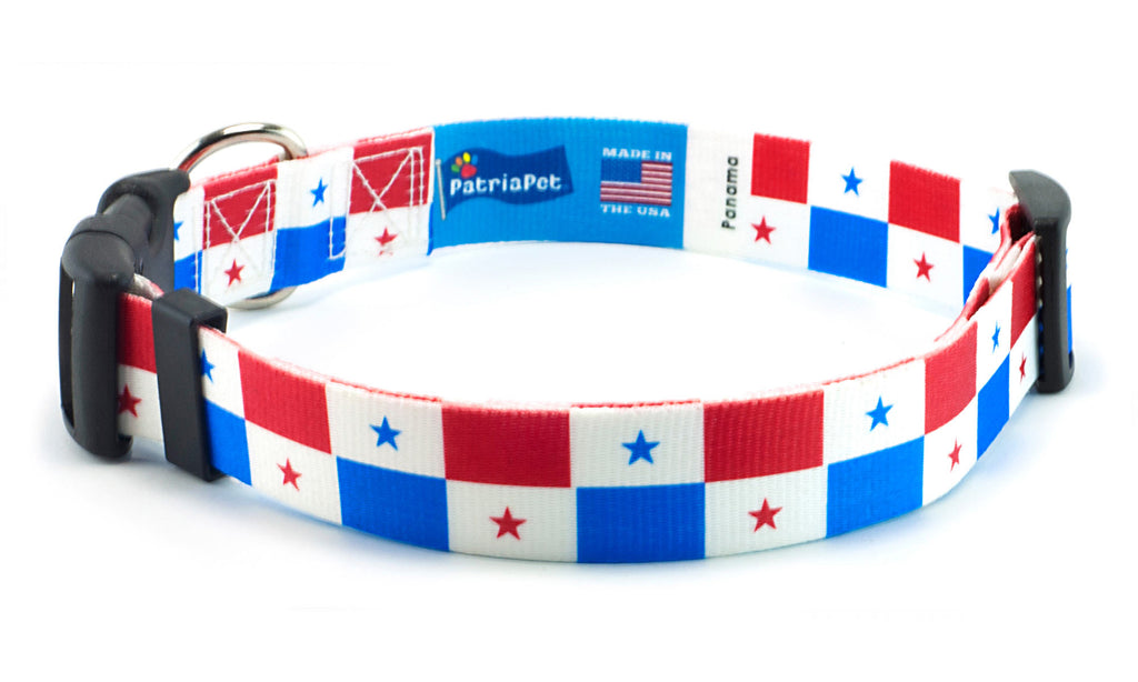 Panama Dog Collar | Quick Release or Martingale Style