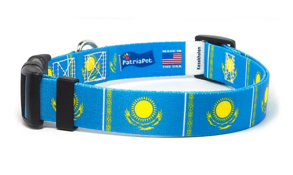 Kazakhstan Dog Collar | Quick Release or Martingale Style