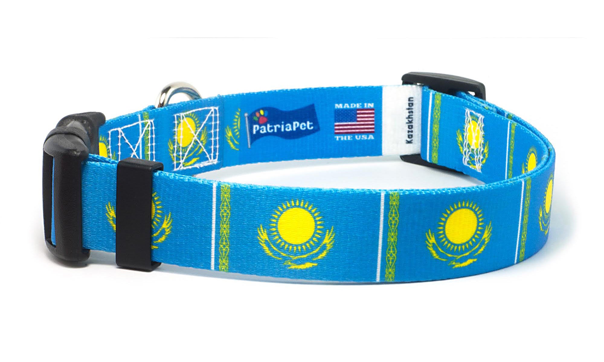 Kazakhstan Dog Collar | Quick Release or Martingale Style