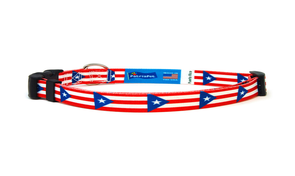 Puerto Rico Cat Collar | Breakaway Safety Buckle