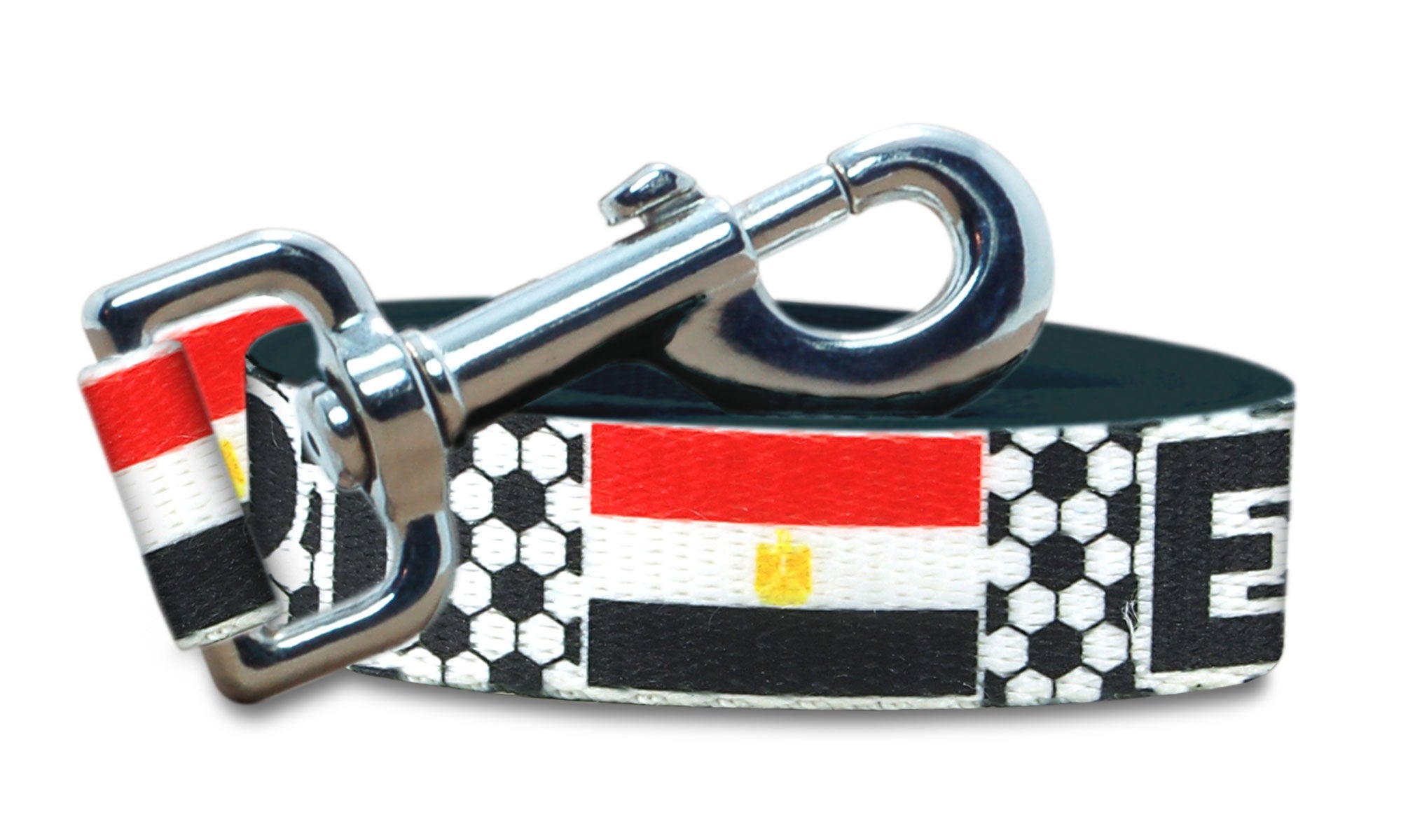 Egypt Dog Leash for Soccer Fans | Black or Pink | 6 or 4 Foot