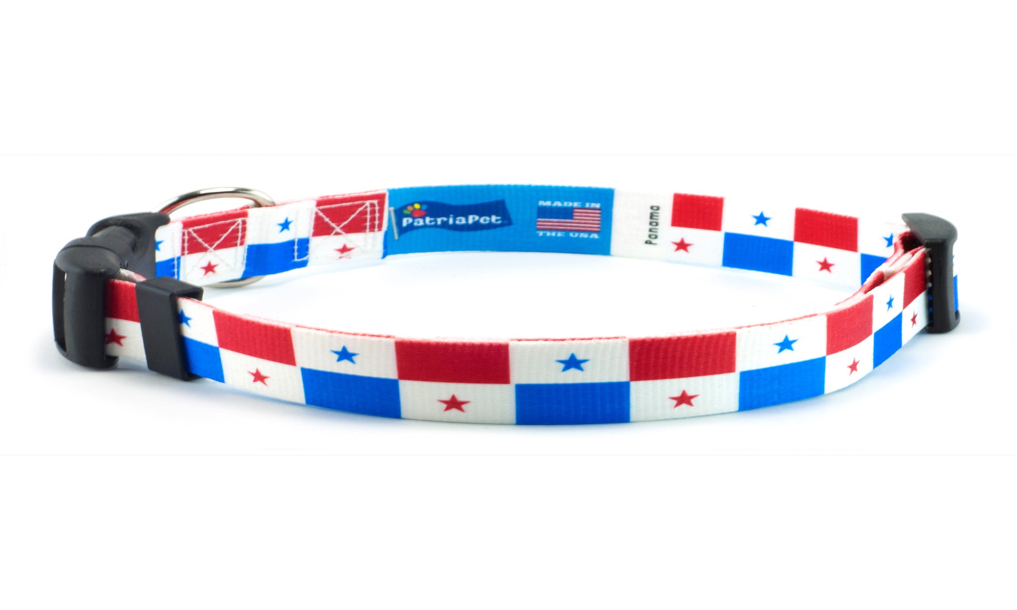 Cat Collar with Panama Flag | Great For National Holidays, Festivals, Parades, Sporting Events, Pride Events