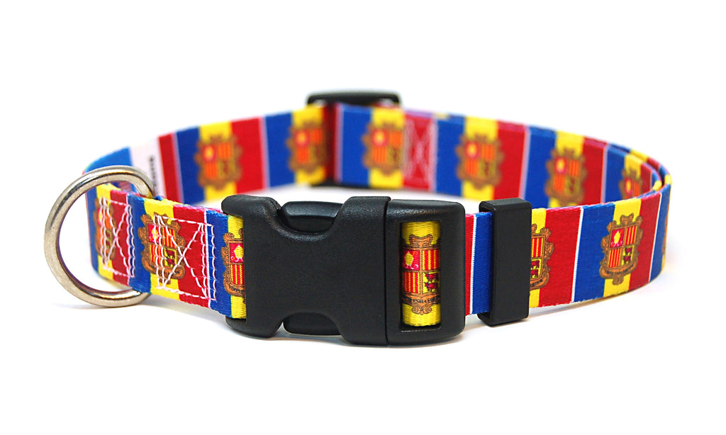 Andorra Dog Collar | Quick Release or Martingale Style