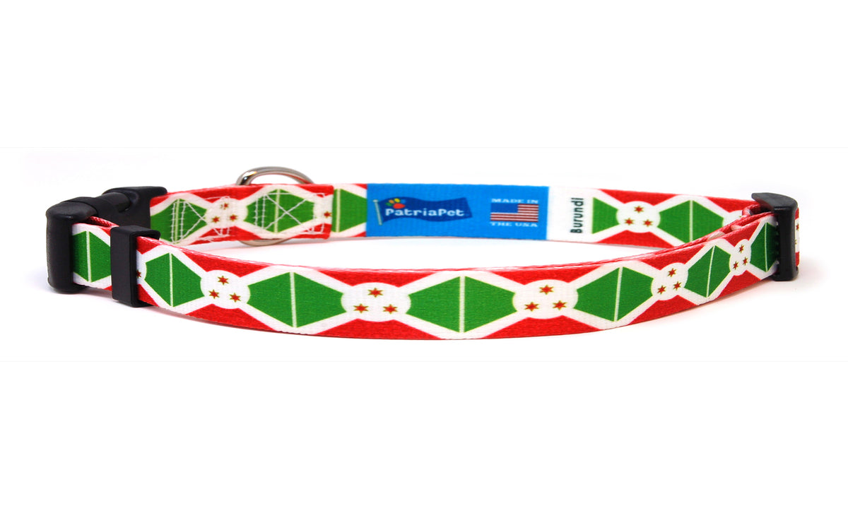 Burundi Cat Collar | Great For National Holidays, Festivals, Parades, Sporting Events, Pride Events