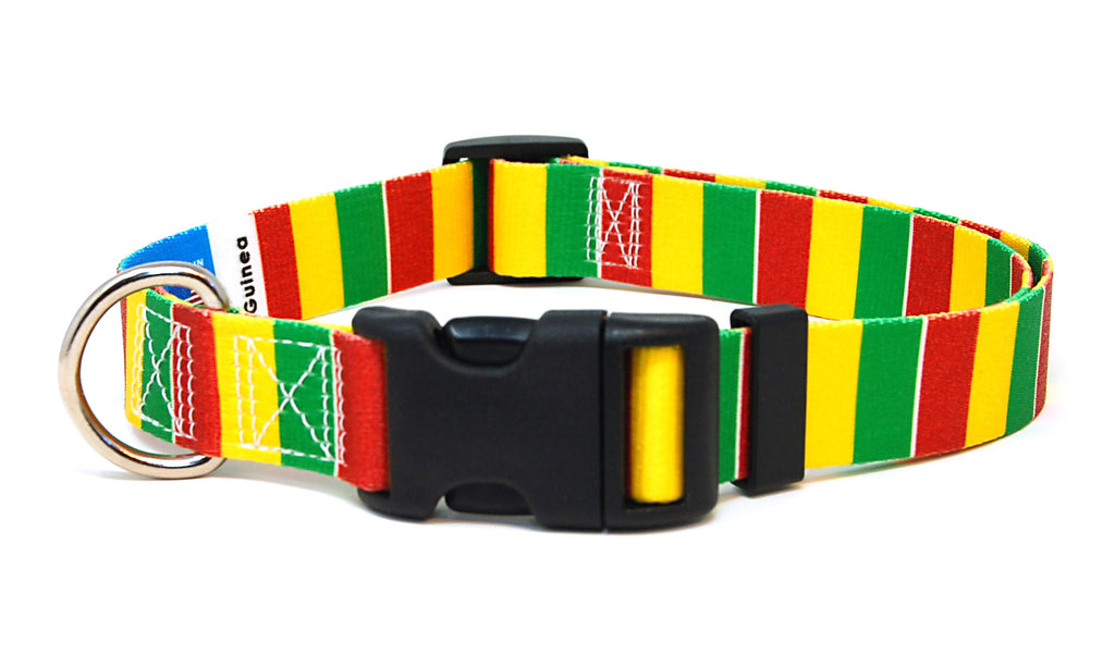 Guinean Dog Collar | Guinea Dog Collar | Quick Release or Martingale Style