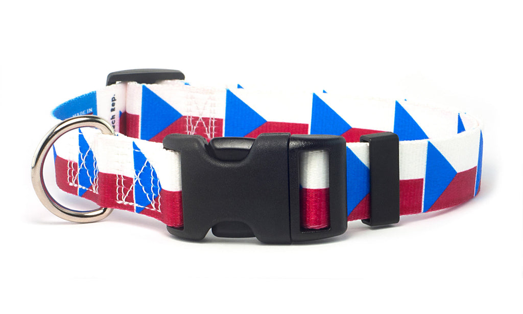 Czech Republic Dog Collar | Quick Release or Martingale Style