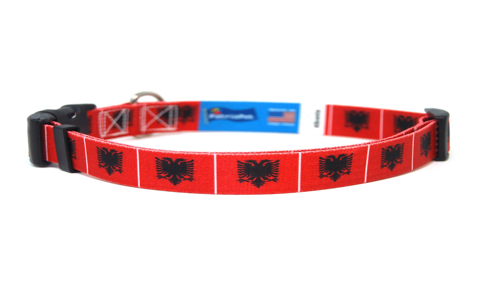 Albanian Cat Collar | Great For National Holidays, Festivals, Parades, Sporting Events, Pride Events