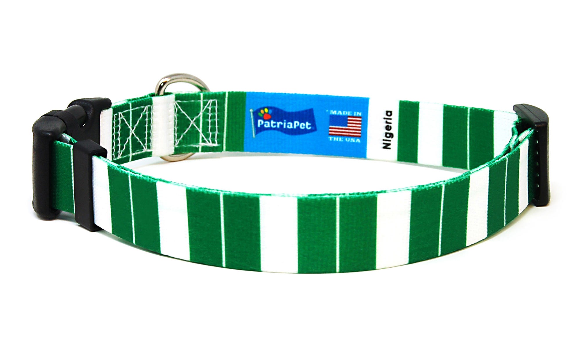 Nigeria Dog Collar | Quick Release or Martingale Style