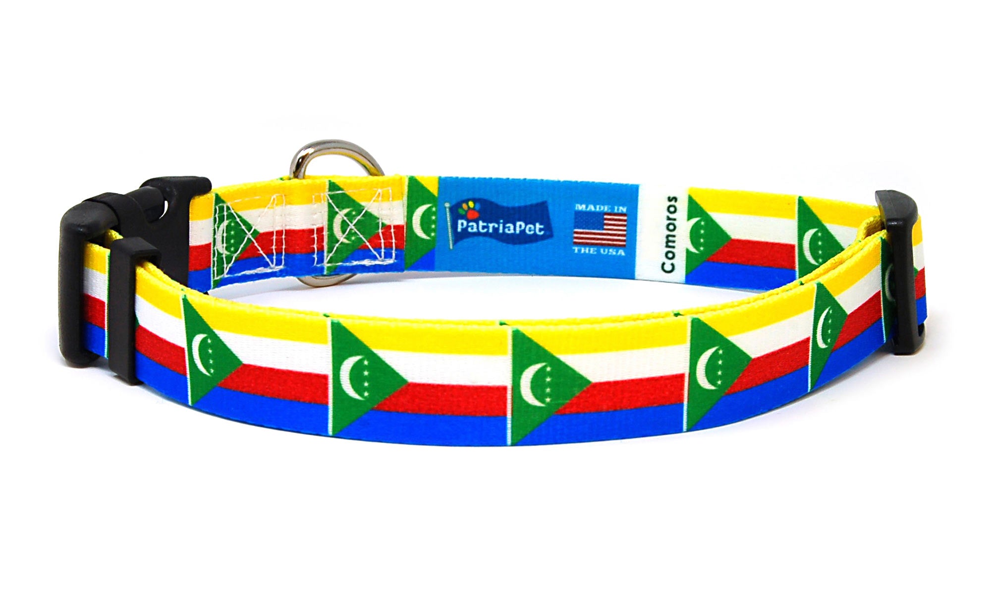 Comoros Dog Collar | Quick Release or Martingale Style | Made in NJ, USA