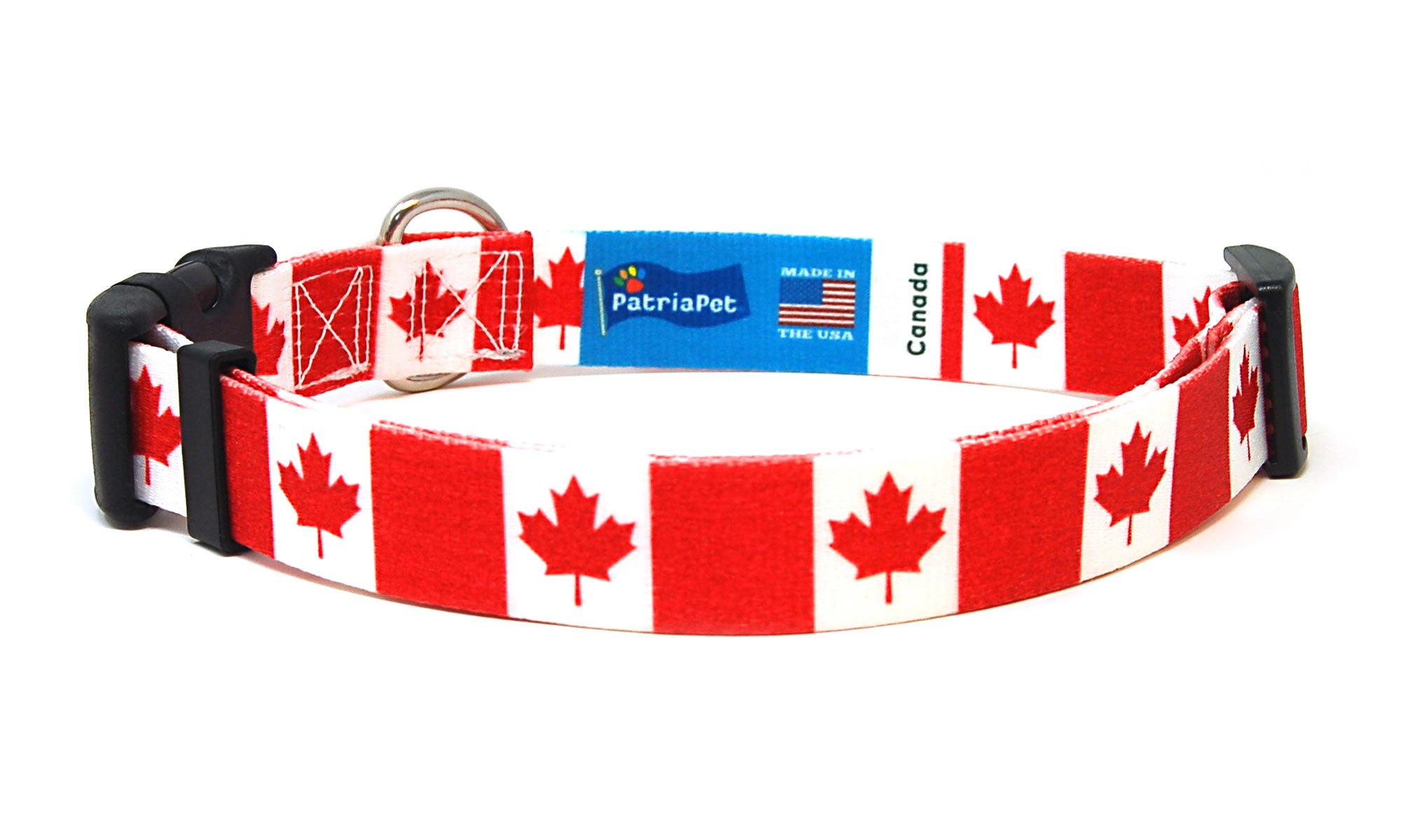 Canada Dog Collar | Quick Release or Martingale Style