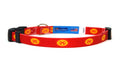 Cat Collar with Kyrgyzstan Flag | Breakaway Safety Buckle
