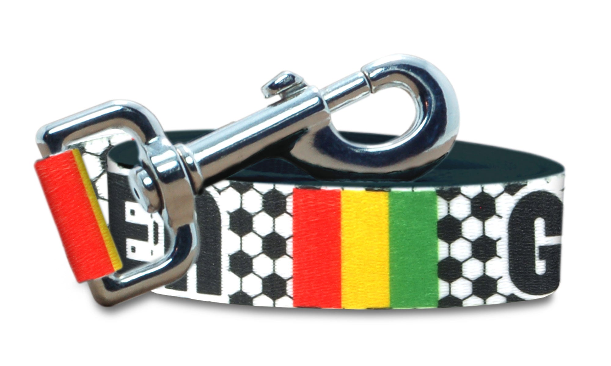 Guinea Dog Leash for Soccer Fans | Black or Pink | 6 or 4 Foot