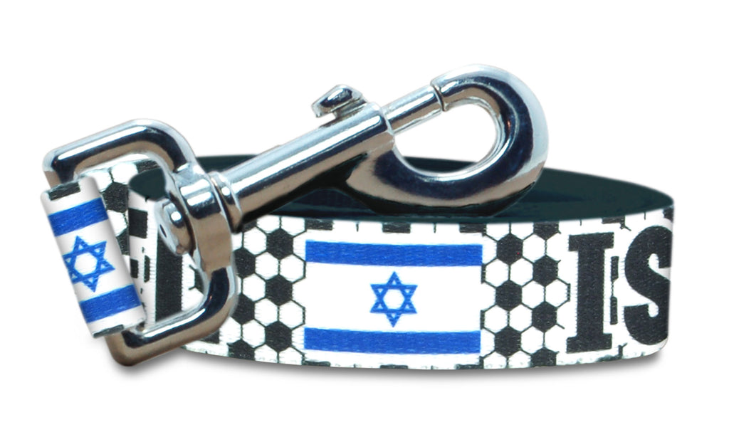 Israel Dog Leash for Soccer Fans  | 6 or 4 Foot