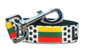 Lithuania Dog Leash for Soccer Fans  | 6 or 4 Foot
