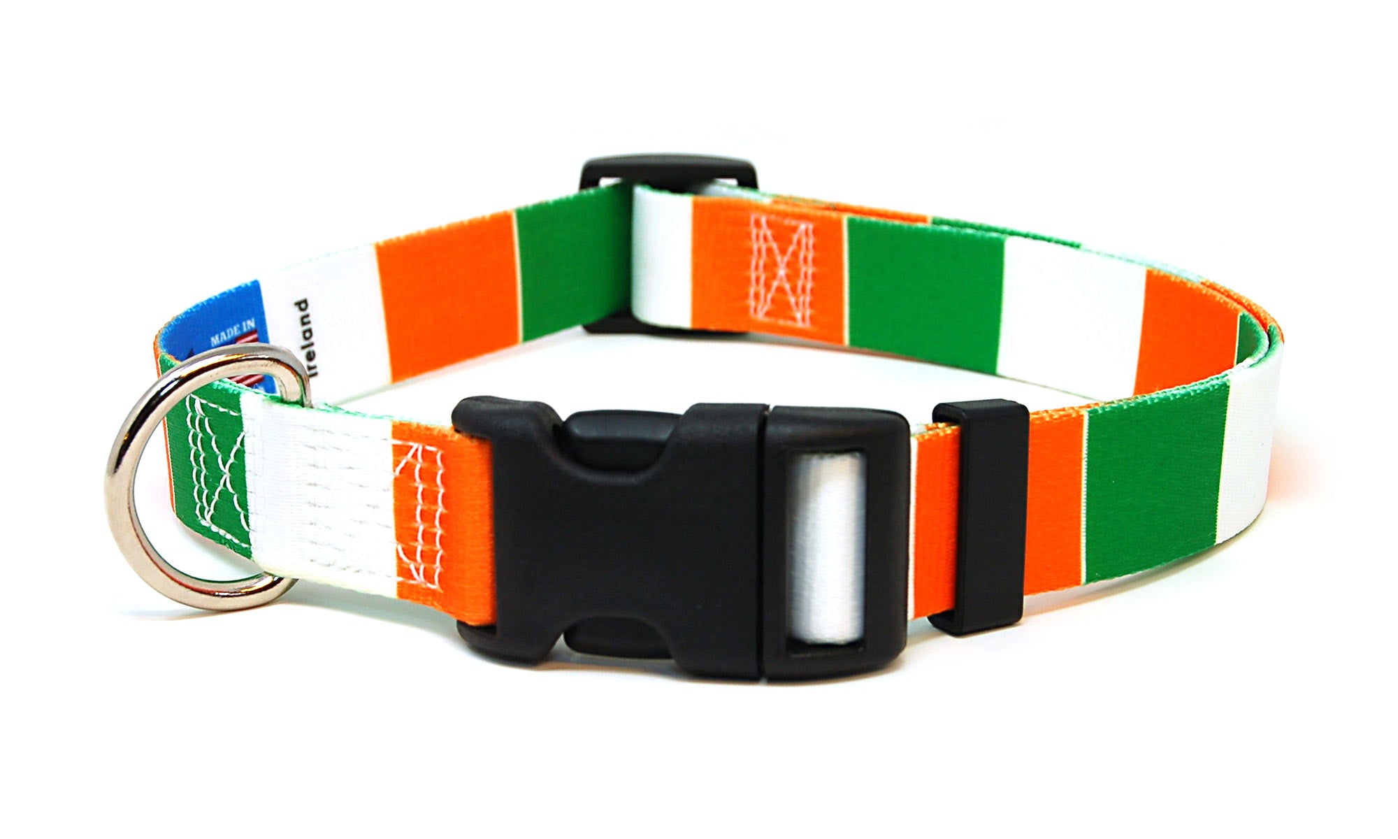 Ireland Dog Collar | Quick Release or Martingale Style | Made in NJ, USA
