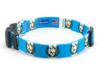 Dog collar with guatemala flag