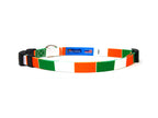 Cat Collar with Ireland Flag | Breakaway Safety Buckle