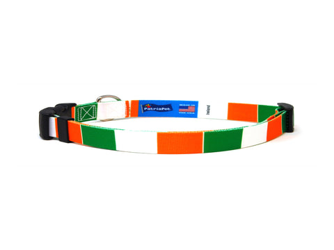 Cat Collar with Ireland Flag | Great For National Holidays, Festivals, Parades, Sporting Events, Pride Events
