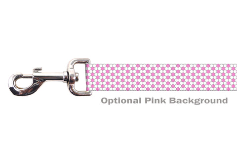 Djibouti Dog Leash for Soccer Fans | Black or Pink | 6 or 4 Foot